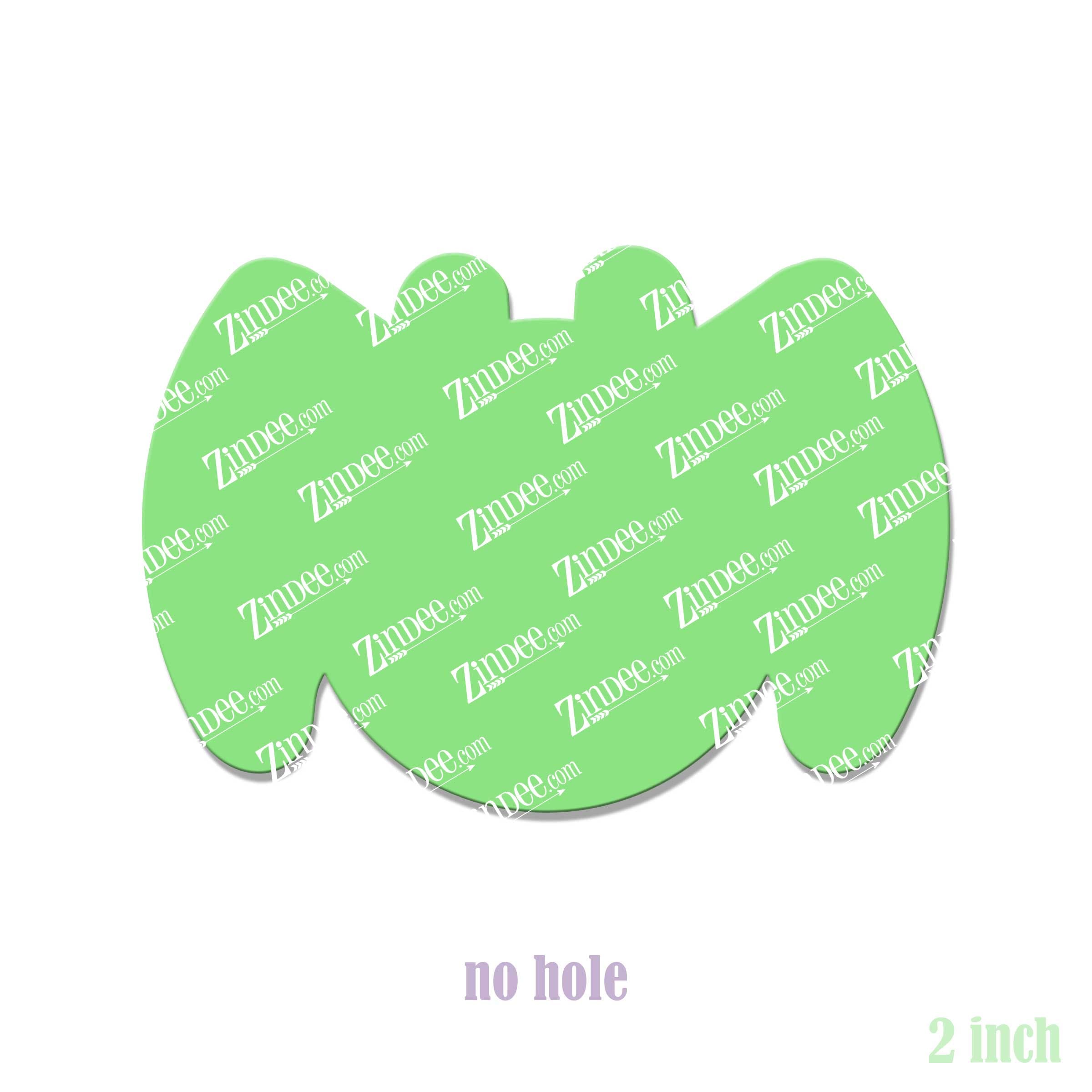 Alternative view of Fluffy Bat Acrylic Blank- Sticker- UV DTF (2 inch) NO HOLE