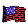 Flying Flag – Acrylic Badge Reel Blank (2") No Hole | Optional Sticker or UV DTF