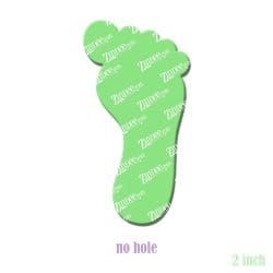 Foot Print acrylic blank (2 inch) NO HOLE