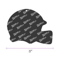 Football Helmet – Acrylic Keychain Blank (3") | Optional Sticker or UV DTF