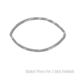 Football Shaker Piece (2 inch)