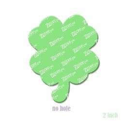Alternative view of Clover 4 Leaf – Acrylic Badge Reel Blank (2") No Hole | Optional Sticker or UV DTF
