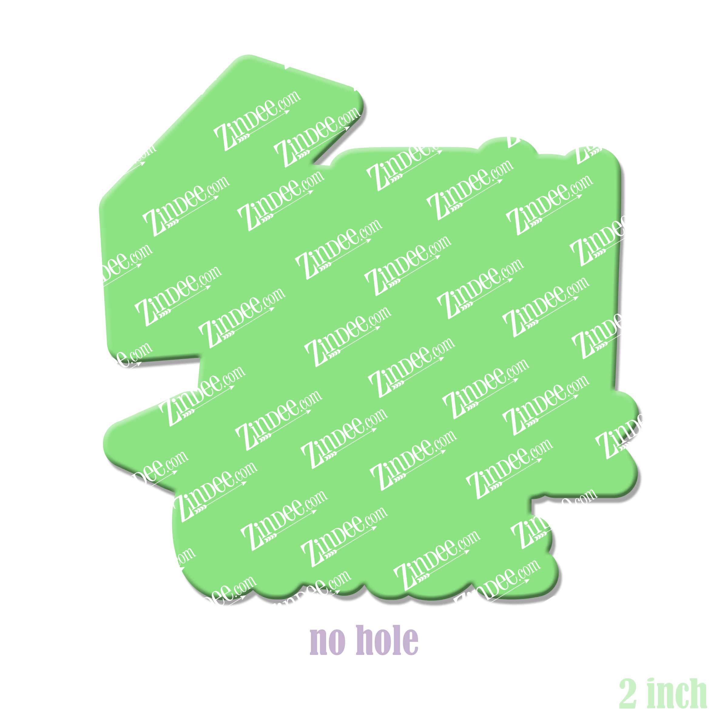 Alternative view of Fourth Grade Acrylic Blank- Sticker- UV DTF (2 inch) NO HOLE