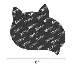 Alternative view of Fox – Acrylic Keychain Blank (3") | Optional Sticker or UV DTF