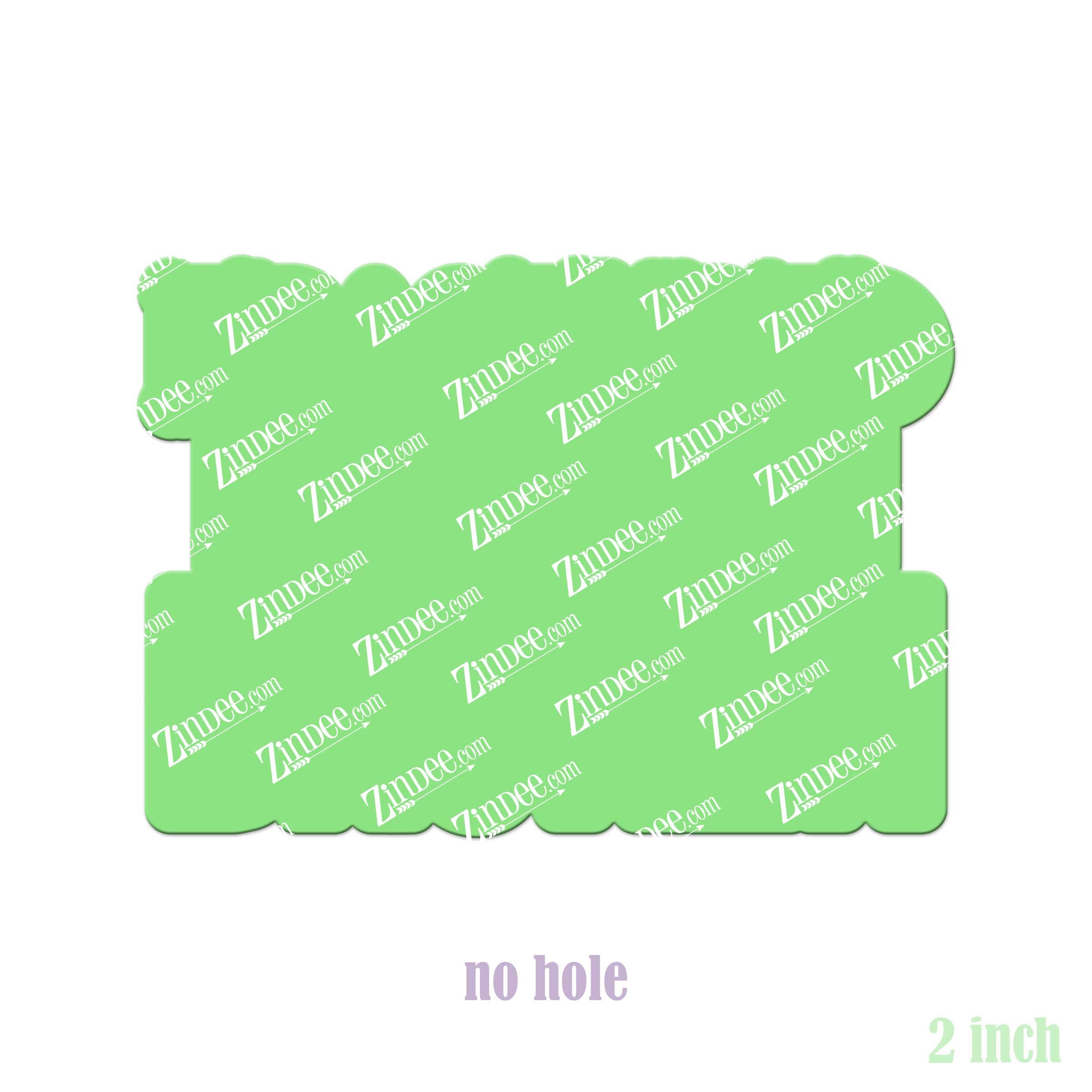 Alternative view of Fractured Means Broken Acrylic Blank- Sticker- UV DTF (2 inch) NO HOLE