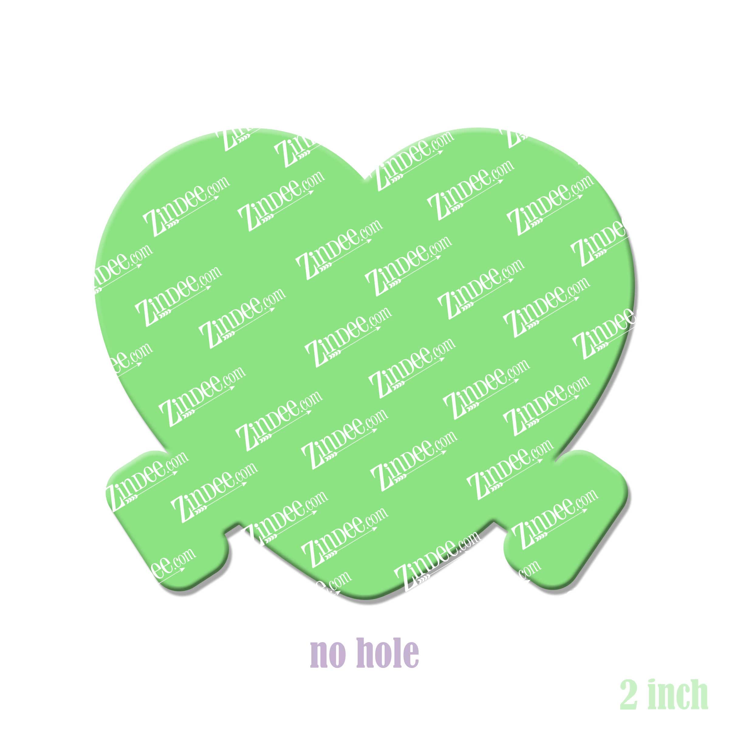 Frankenheart Acrylic Blank- Sticker- UV DTF (2 inch) NO HOLE - Image 2