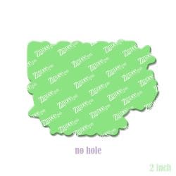 Alternative view of Frequent Flyer – Acrylic Badge Reel Blank (2") No Hole | Optional Sticker or UV DTF