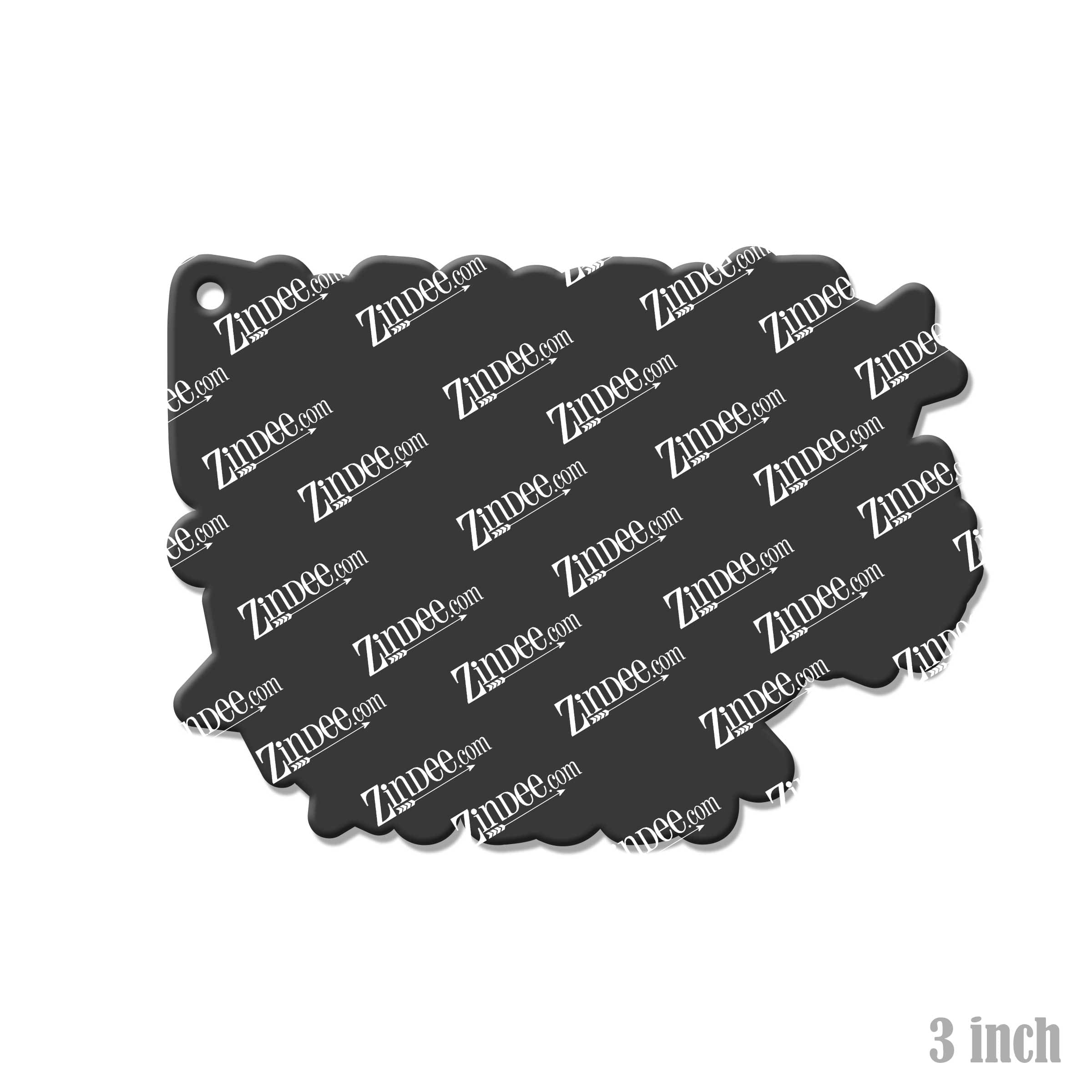 Frequent Flyer Acrylic Blank- Sticker- UV DTF (3 inch) - Image 2