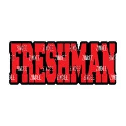 Alternative view of Freshman (word) acrylic blank (3 inch)