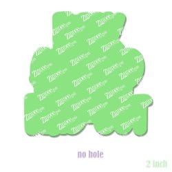 Alternative view of Fuck Around – Acrylic Badge Reel Blank (2") No Hole | Optional Sticker or UV DTF