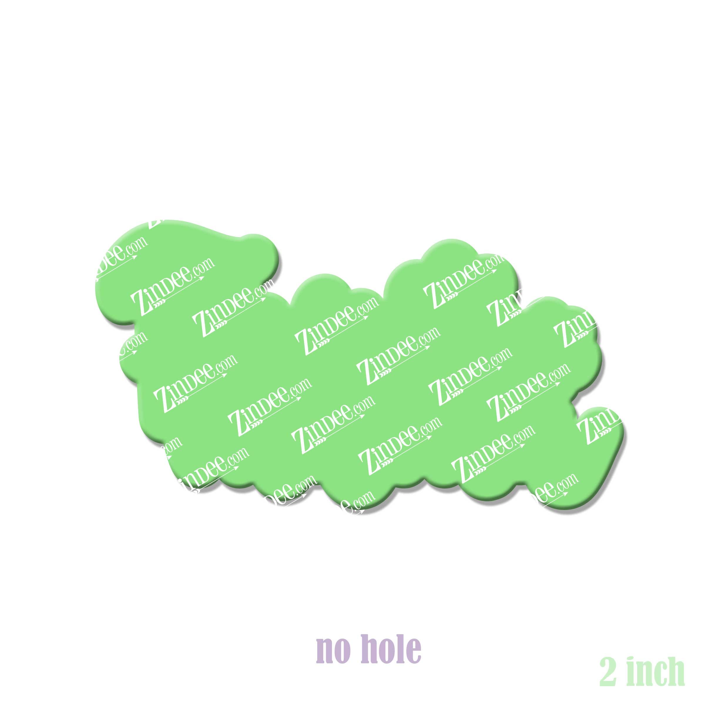 Alternative view of Fur Mama Acrylic Blank- Sticker- UV DTF (2 inch) NO HOLE