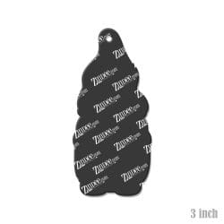 Alternative view of Garden Gnome – Acrylic Keychain Blank (3") | Optional Sticker or UV DTF