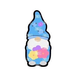 Garden Gnome – Acrylic Badge Reel Blank (2") No Hole | Optional Sticker or UV DTF