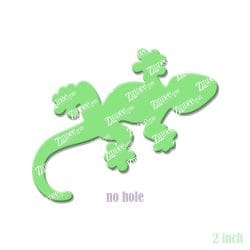 Gecko acrylic blank (2 inch) NO HOLE