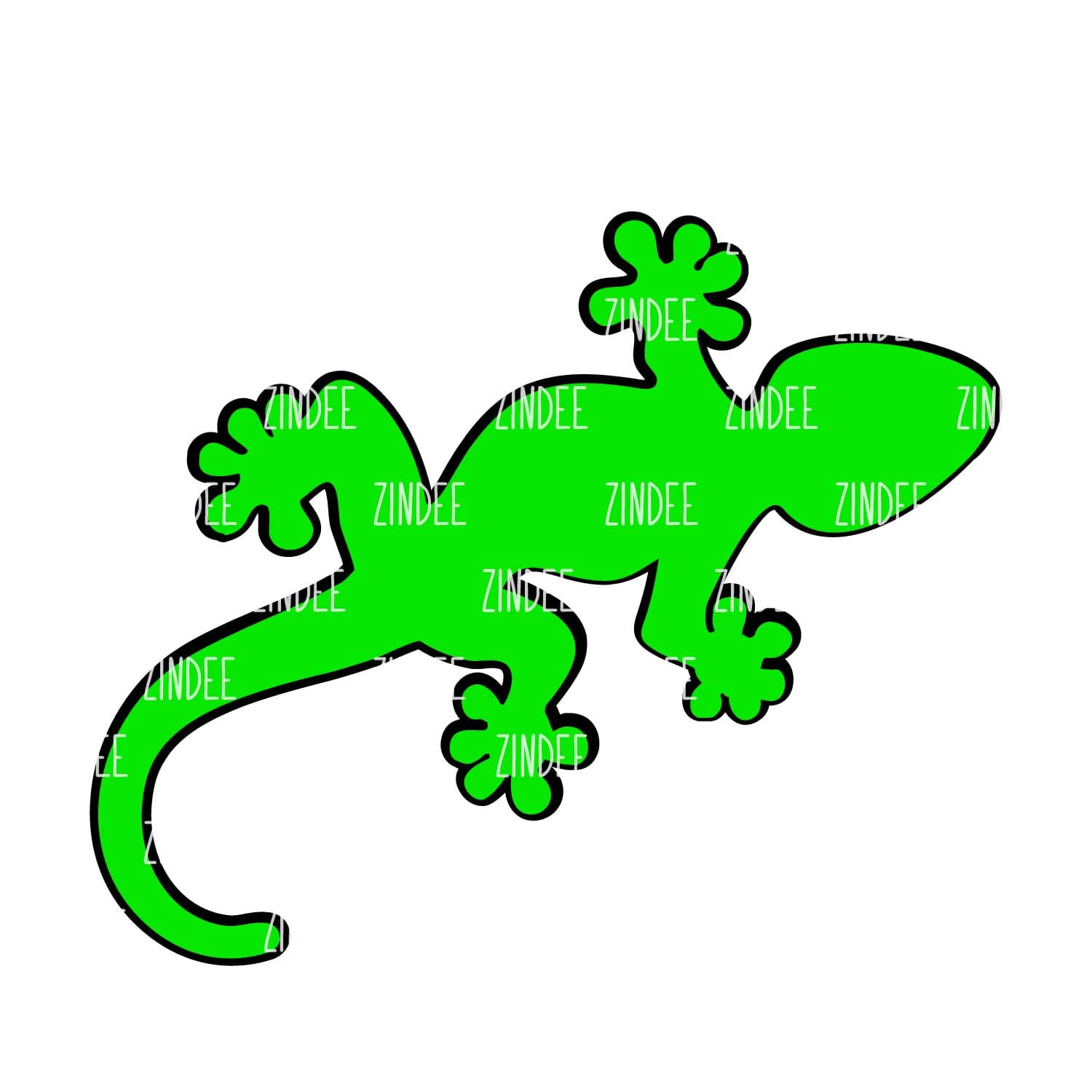 Gecko acrylic blank (3 inch) - Image 2