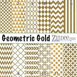 Geometric Gold (vinyl)
