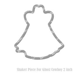 Ghost Cowboy Shaker Piece (2 inch)