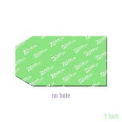 Alternative view of Gift Tag – Acrylic Badge Reel Blank (2") No Hole | Optional Sticker or UV DTF