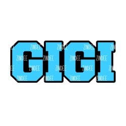 Alternative view of Gigi (word) acrylic blank (3 inch)