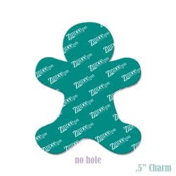 Gingerbread Cookie Charm .5 inch NO HOLE (10 Pack)