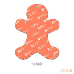 Gingerbread Cookie .75 inch (shaker filler) NO HOLE (10 pack)