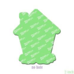 Alternative view of Gingerbread House – Acrylic Badge Reel Blank (2") No Hole | Optional Sticker or UV DTF