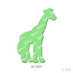 Giraffe acrylic blank (2 inch) NO HOLE (5 piece minimum)