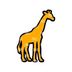 Alternative view of Giraffe acrylic blank (3 inch)