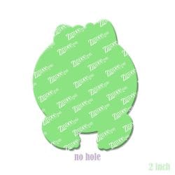 Alternative view of Girl Baby Sloth – Acrylic Badge Reel Blank (2") No Hole | Optional Sticker or UV DTF