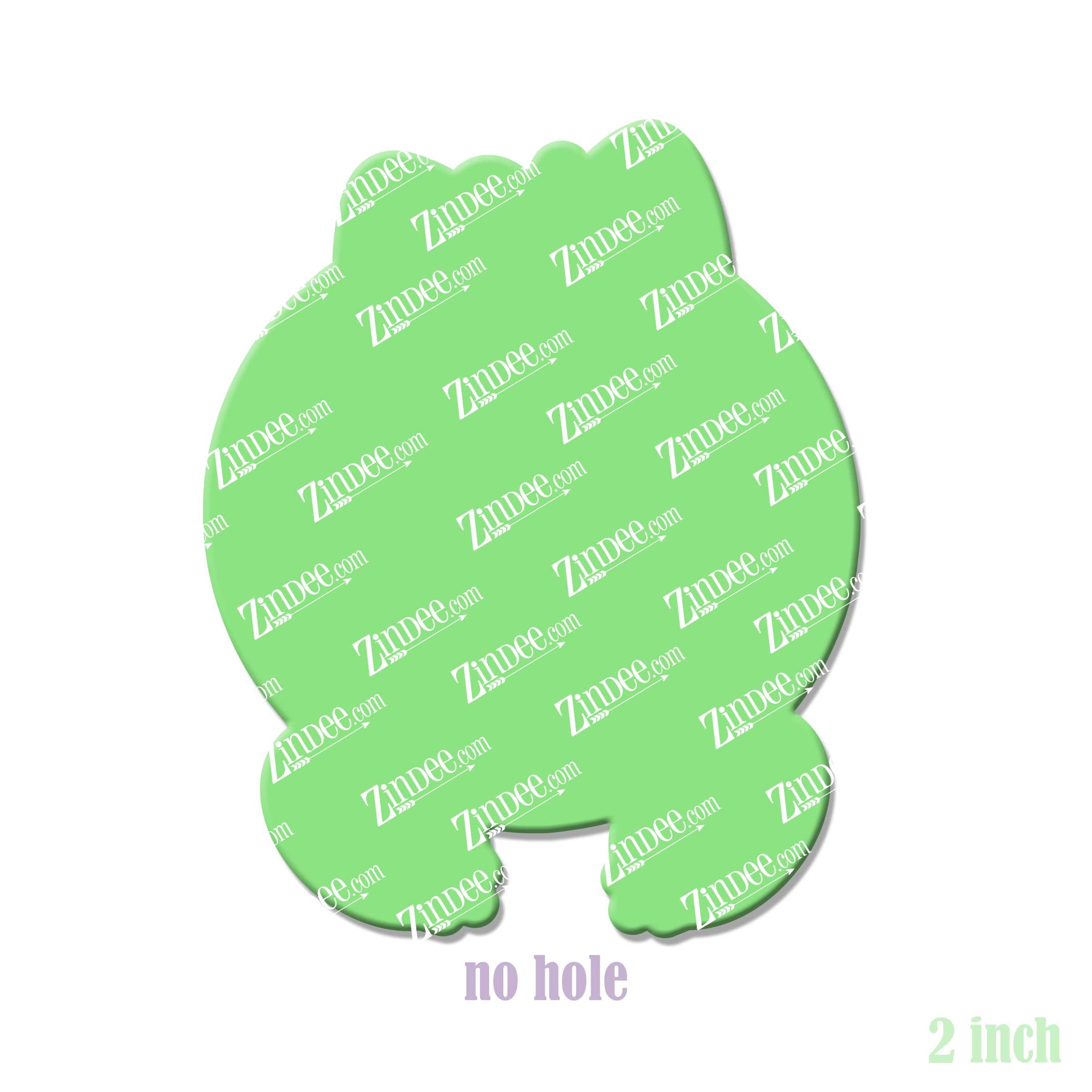 Alternative view of Girl Baby Sloth Acrylic Blank- Sticker- UV DTF (2 inch) NO HOLE