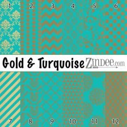 Gold and Turquoise (vinyl)