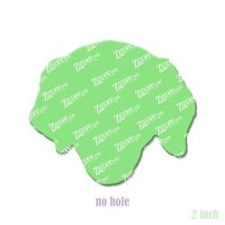 Golden Retriever Head acrylic blank (2 inch) NO HOLE