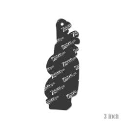 Golf Bag acrylic blank (3 inch)