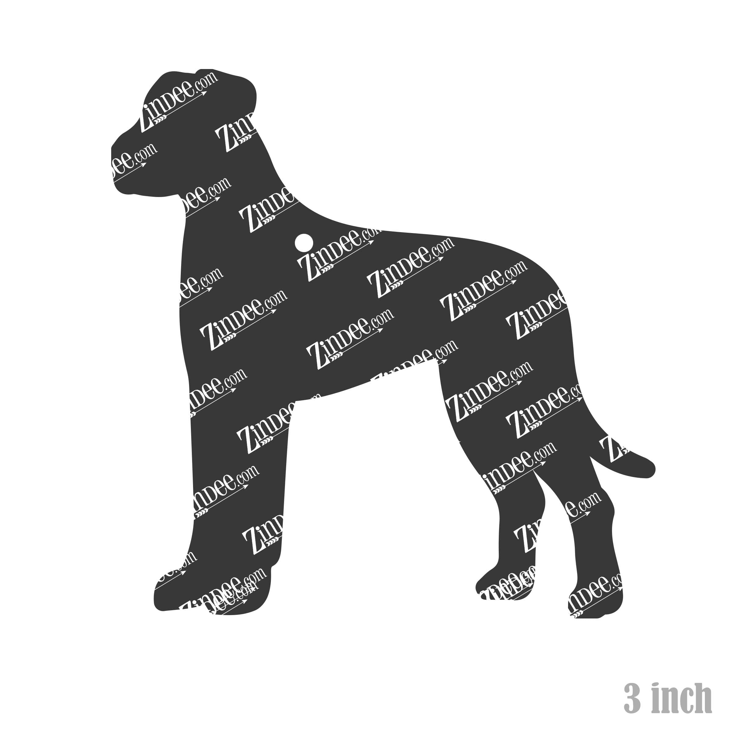 Great Dane Full Body acrylic blank (3 inch)