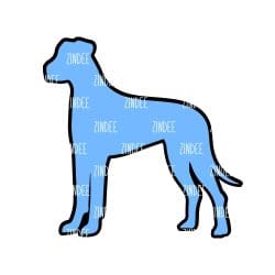 Alternative view of Great Dane Full Body acrylic blank (3 inch)