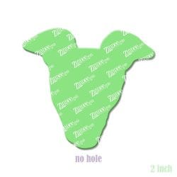 Greyhound Head acrylic blank (2 inch) NO HOLE (5 piece minimum)