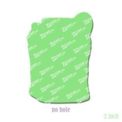 Alternative view of Grocery Sack – Acrylic Badge Reel Blank (2") No Hole | Optional Sticker or UV DTF