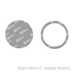 Gum Ball Machine Shaker Pieces (2 inch)