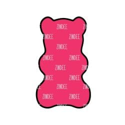 Alternative view of Gummy Bear acrylic blank (2 inch) NO HOLE