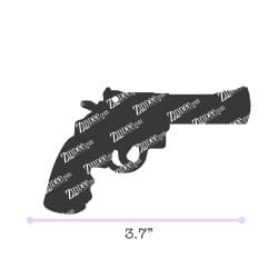 Gun acrylic blank (3 inch)
