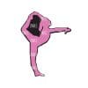 Gymnast – Acrylic Keychain Blank (3") | Optional Sticker or UV DTF