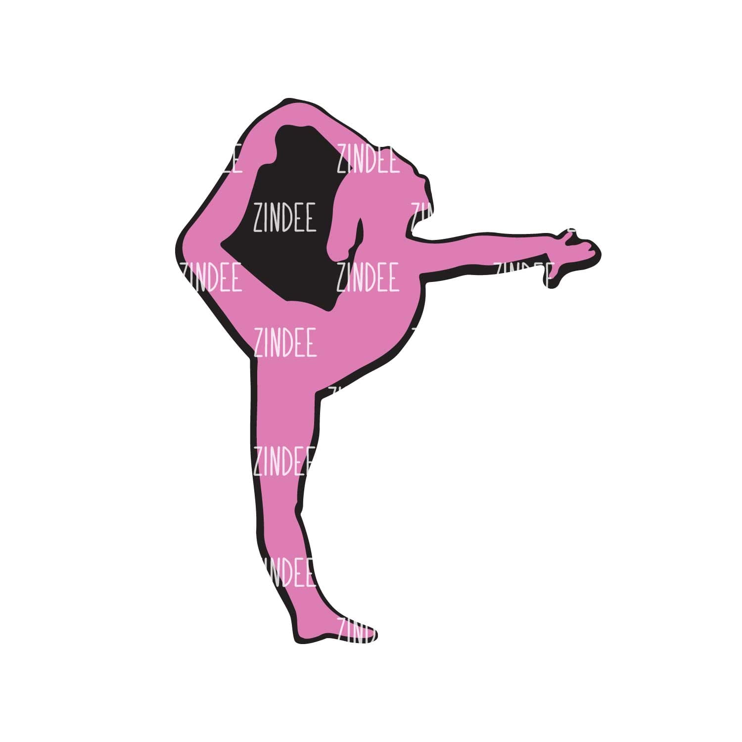 Gymnast Acrylic Blank- Sticker- UV DTF (3 inch)
