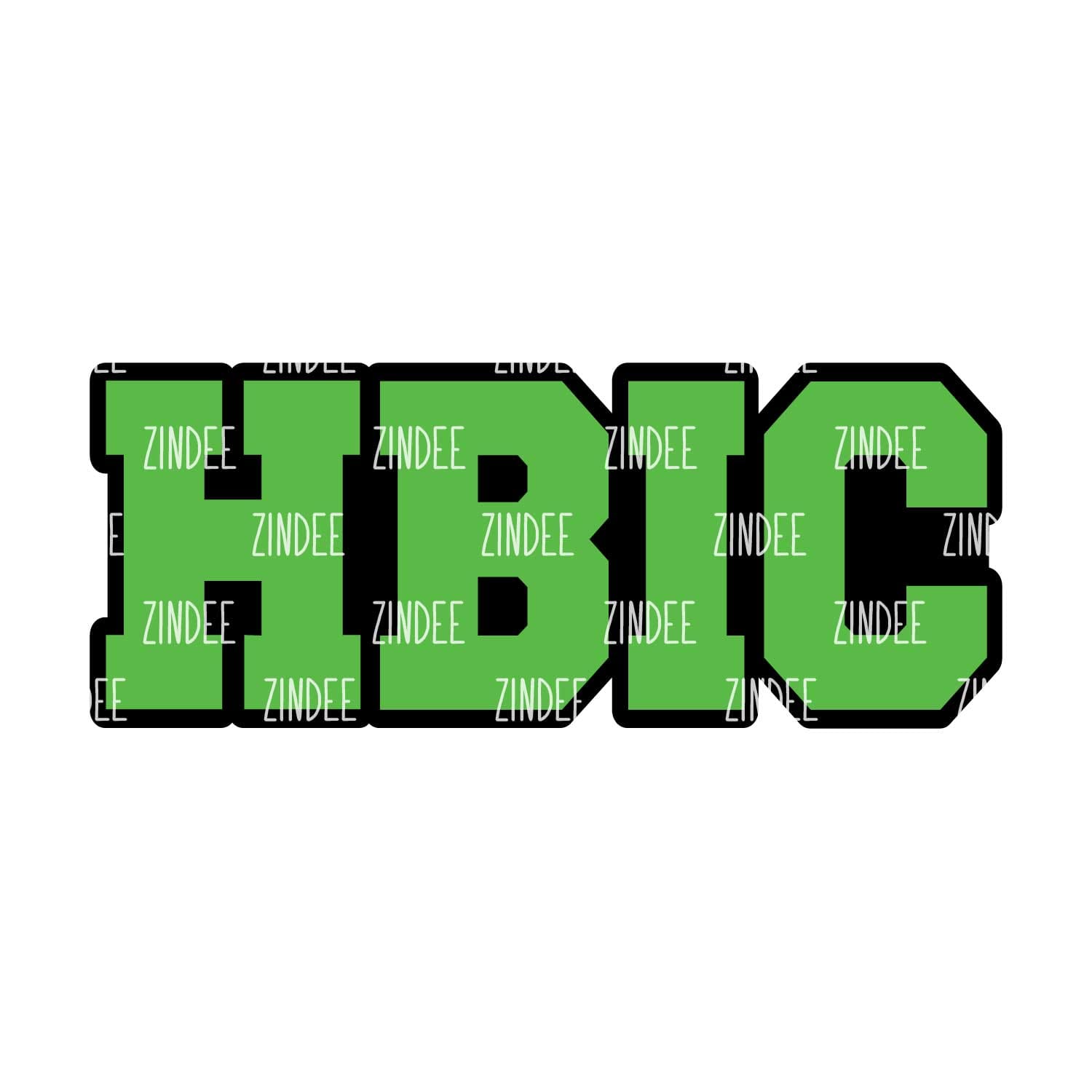 Alternative view of HBIC acrylic blank (3 inch)