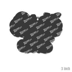 Alternative view of Halloween Uterus Acrylic Blank- Sticker- UV DTF (3 inch)