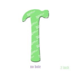 Hammer acrylic blank (2 inch) NO HOLE (5 piece minimum)