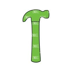 Hammer – Acrylic Keychain Blank (3") | Optional Sticker or UV DTF