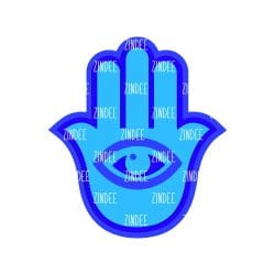 Hand of Fatima – Acrylic Keychain Blank (3") | Optional Sticker or UV DTF