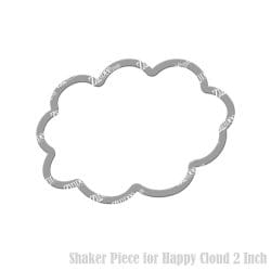 Happy Cloud Shaker Piece (2 inch)