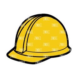 Hard Hat Acrylic Blank- Sticker- UV DTF (1.5 inch)