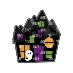 Haunted House – Acrylic Keychain Blank (3") | Optional Sticker or UV DTF